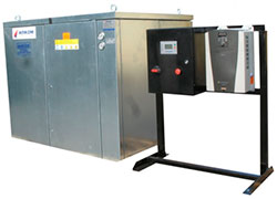 Воздуходувка для аэрации сточных вод с частотным приводом и шкафом управления